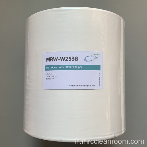 MRW-W2538 25 * 38cm White non tissé Roll CP Wiper